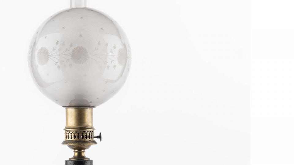 Lampe Carcel détail