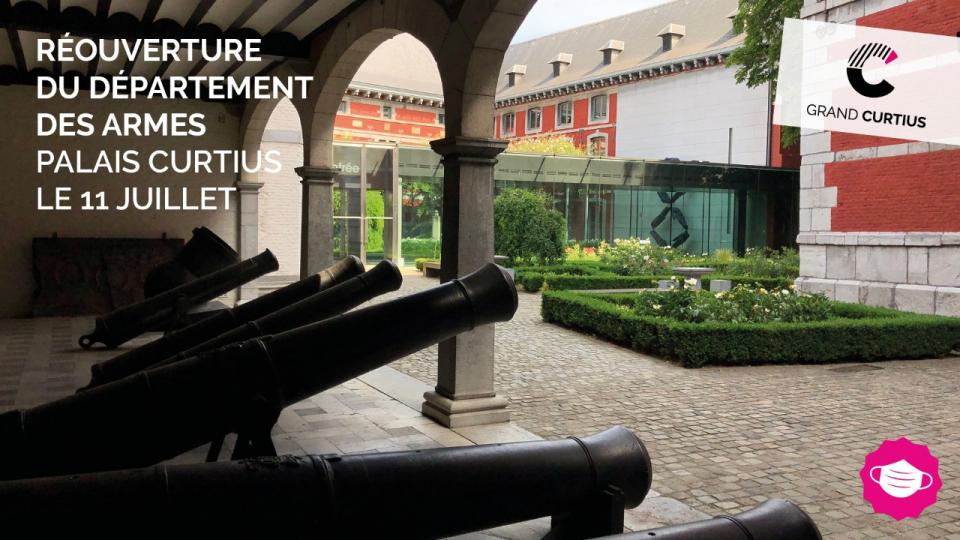 reéouverture du Palais Curtius - collection Armes le 11 juillet 2020