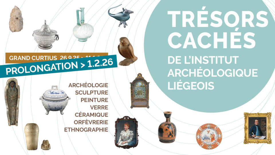 Affiche Exposition 175 ans de Institut Archéologique liégeois - Musée de Liège