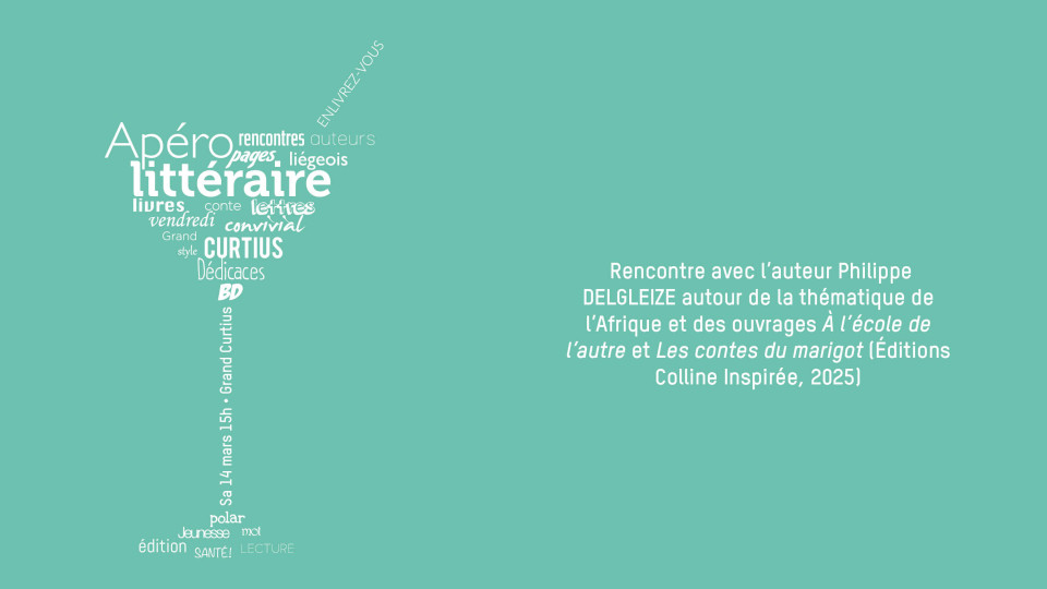 Apéro littéraire de mars 2026 Grand Curtius