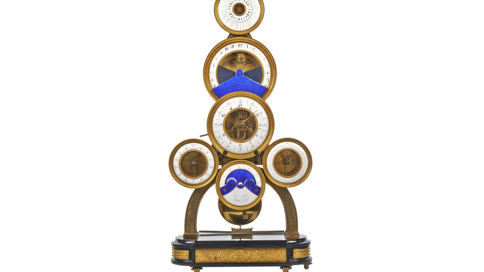Hubert Sarton, Pendule à six cadrans, avant 1795 - Copyright Ville de Liège - Grand Curtius